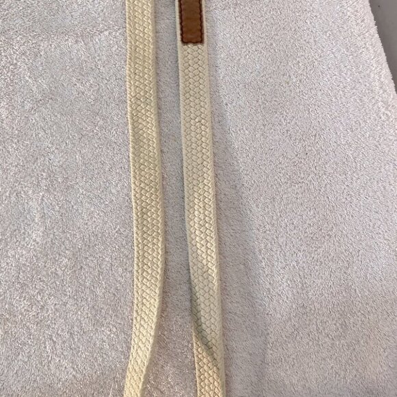 5/$25 Beige Woven Belt L - Picture 3 of 8